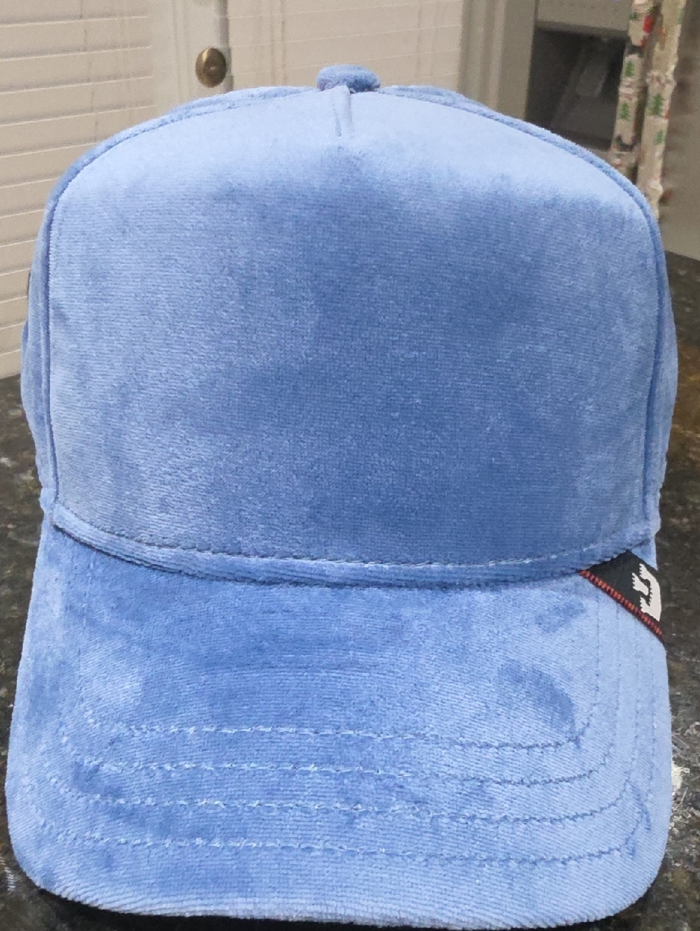 Goorin Bros. Baby Blue Velvet Baseball Cap